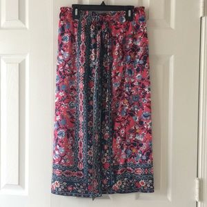 Loft Wrap Midi Skirt size 0